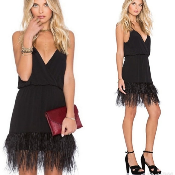 SAYLOR Dresses & Skirts - 🎉HP🎉NWT SAYLOR Fey Feathers Mini Dress